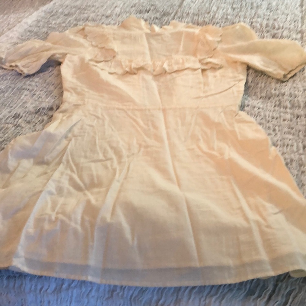 Reformation Cream Dress
